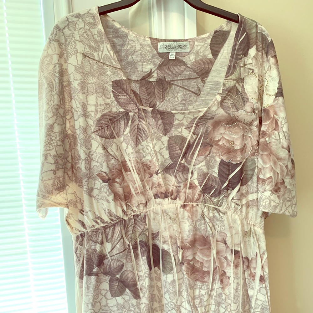 Flowing Floral Top